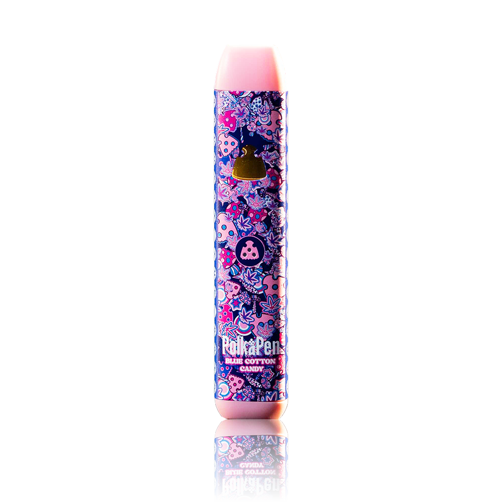 Blue Cotton Candy PolkaPen — PolkaPen hemp-derived disposable vape | PolkaDot™