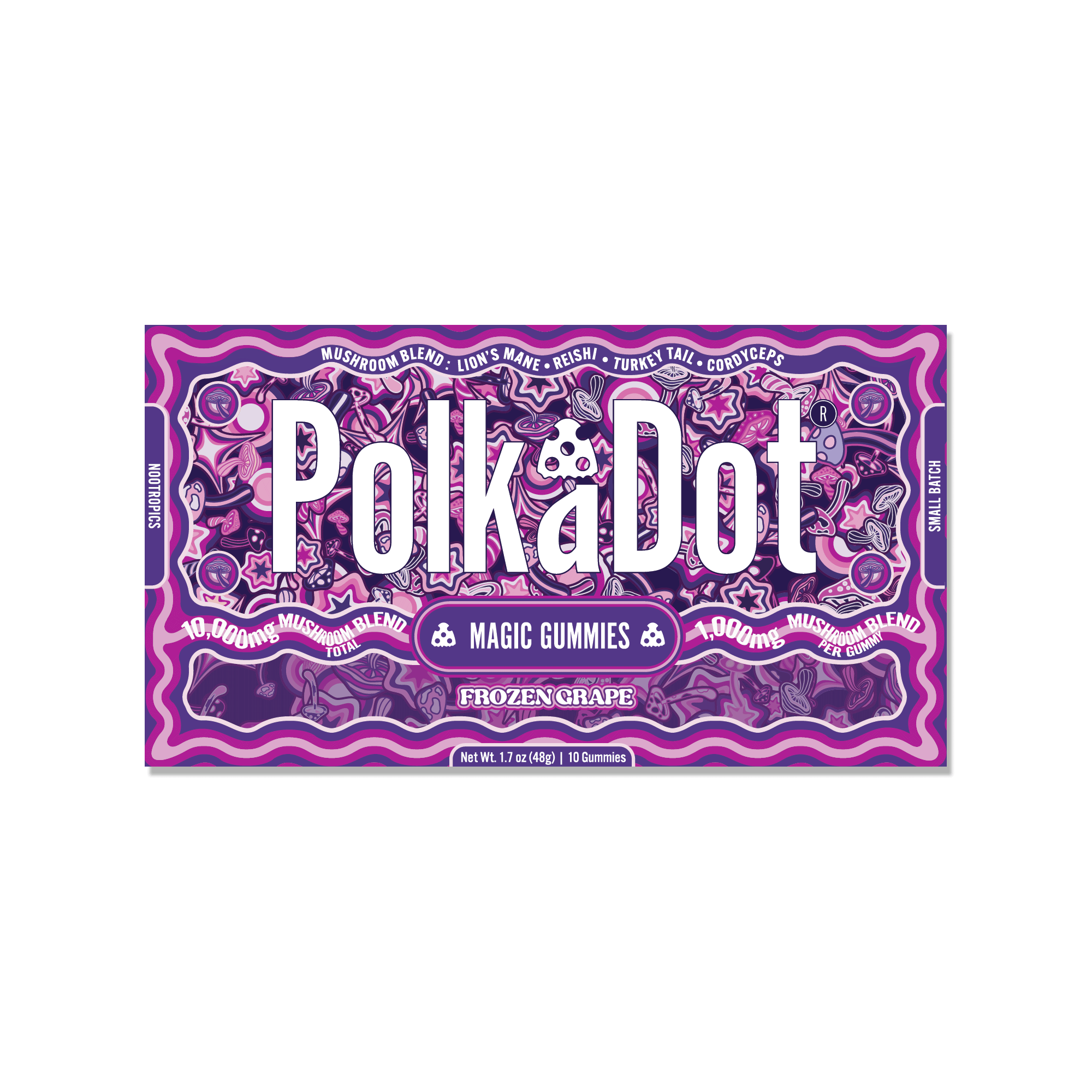 Frozen Grape Gummies — organic adaptogen mushroom gummies | PolkaDot™
