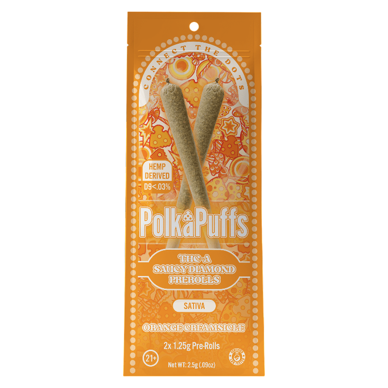 Orange Creamsicle PolkaPen — PolkaPen hemp-derived disposable vape | PolkaDot™