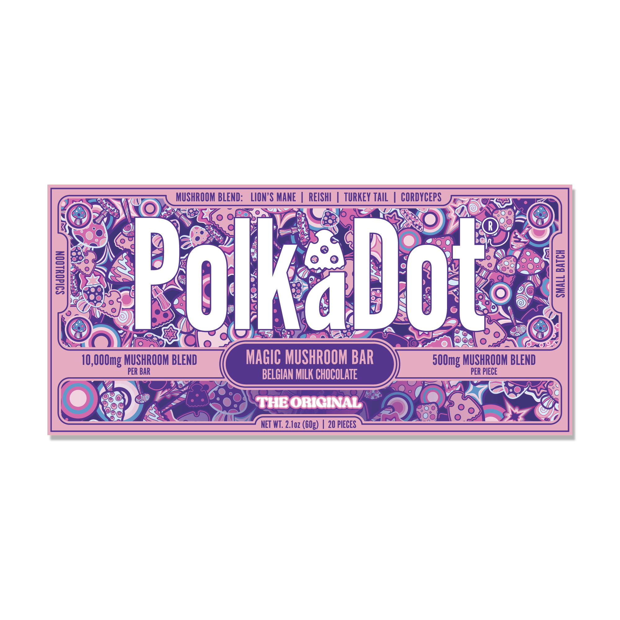 The Original Chocolate Bar — organic functional mushroom chocolate bar | PolkaDot™